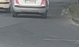 Person Gets Pushed Out of Moving Car