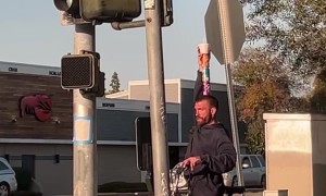Stockton Man Demonstrates Uncanny Balancing Skills