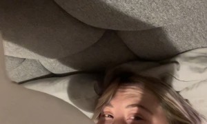 Dog Uses Owner's Face As A Stepstool