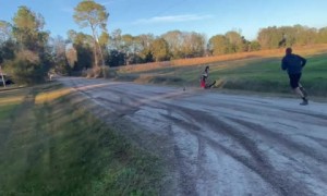 Epic bike wipeout caught on camera