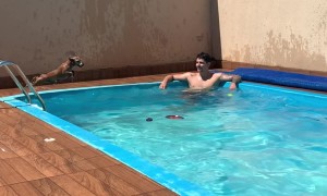 This Dog Loves Nothing More Than Jumping Into That Pool