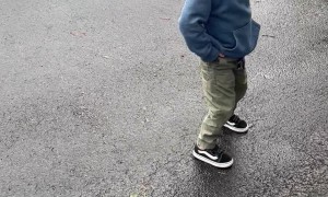 Mom Instructs Son How To Unlock Door