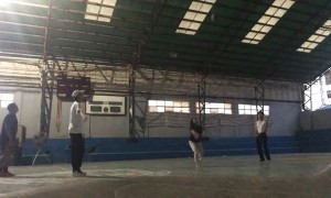 Guy Offering to Be Volunteer Volleyball Net Regrets it