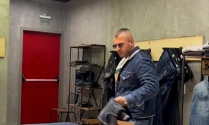 Dude is a master at folding jeans