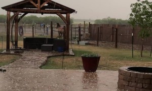 Heavy Hail Rains Down on Texas Property