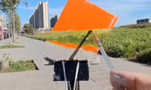 Talented artists paints mind-blowing picture