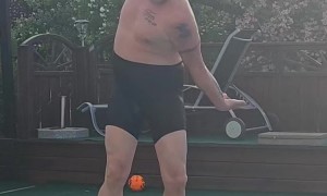 A Silly Swan Dive Attempt