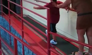 Moving Sidewalk Confuses And Delights