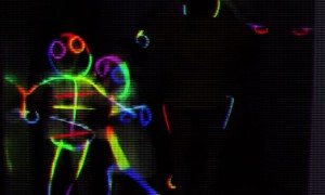 Dancing Glow Stick People