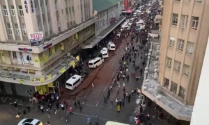 Suspected Gas Leak Cracked Johannesburg Street