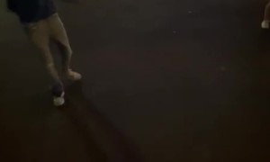 Soccer Shot With Glass At Festival