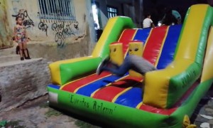 Inflatable Flipping Fail