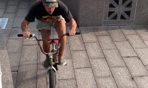 BMX Circular Wall Riding Trick