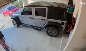 Woman Accidently Closes Car Door on Her Boyfriend's Head