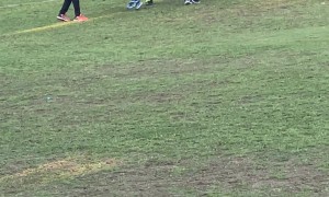 Soccer Player Feigns Injury and Repeatedly Falls Off Stretcher