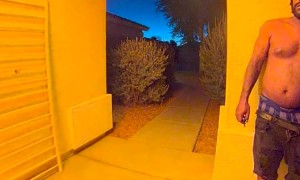 Man Sets Family's Front Door on Fire