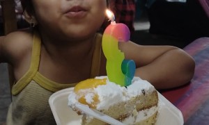 Daughter Surprised by Dad at Birthday