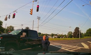 Driver Turns Left on Red and Ends Up in Collision