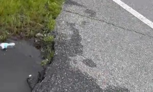 Man Scores Entire Dropped Pallet Of Bottled Water