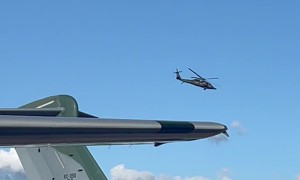 Helicopter Pilots Demonstrate Skills at Air Show