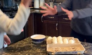 Grandma Retaliates Against Egg Cracking Prank