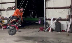 Shop Guys Invent Motorbike Swing