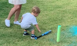 When Your Son Isn't Pleased With the Gender Reveal Result