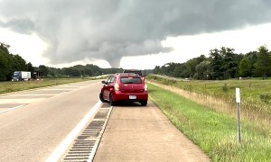 Tornado On The Highway