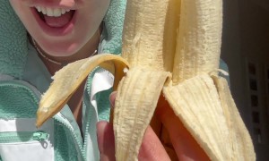 Three Bananas In The Same Pod