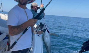 Fisherman Fumble Tuna Fish Catch