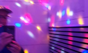 Pressing the Big Red Button in the Restroom