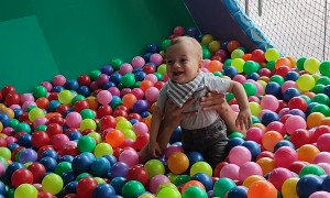 Sliding Into A Ball Pit