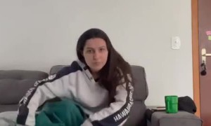 Feisty Cat Full Sends Into Human