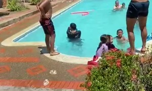 Water Balloon To The Face