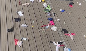 Undergarments Litter State Fair Ride