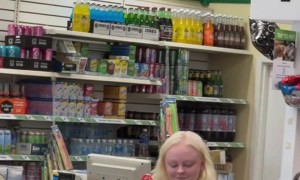 Customer Takes Over Cash Register When Workers Go Missing