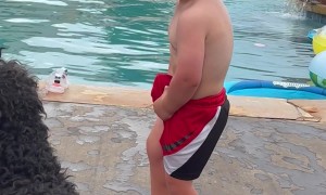 Boy Pulls Amphibious Friend Out of His Swim Trucks