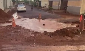 Boy Rides His Bike Into Giant Pothole