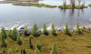 Relocating a Floating Bog on Lake Chippewa in Wisconsin