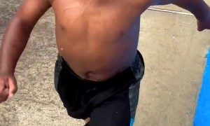Boy Fails to Learn Lesson at Water Park