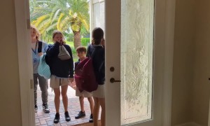 Surprising Student Siblings With A Puppy