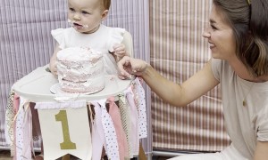 Daughter Delicately Devours Dessert