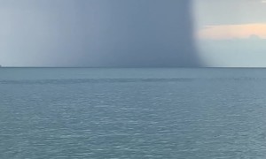 Storm Cells Sits On Lake Simcoe