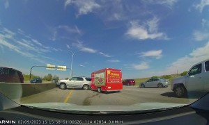 Accident Of An SUV With A Trailer
