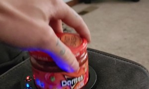 Salsa Fits Perfectly In Couch's Cup Holder