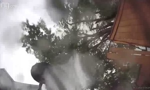 Tornado Sends Patio Furniture Flying