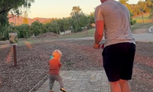 Future Disc Golfer in the Making