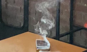 Broken iPhone Emits Smoke