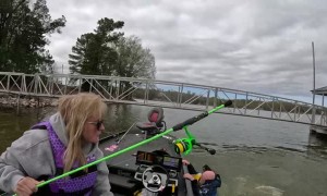 Fisherman Goes Overboard