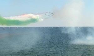 Planes Paint the Sky for Italy Air Show
